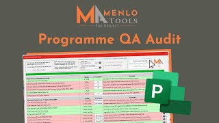 MS Project Programme QA Audit Tool [upl. by Anahsohs]