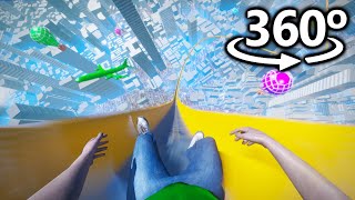 WATER SLIDE in 360°  VR  4K [upl. by Joycelin927]