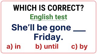 English Grammar Test 🌟 Can You Score 3030 Improve your English  Learn English  Test your English [upl. by Adiela]