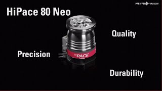 HiPace® 80 Neo  the brand new turbopump in 3D  by Pfeiffer Vacuum [upl. by Argela701]