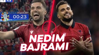 🇦🇱 Nedim Bajrami  Author of the Fastest Goal in Euro History Goals Skills Highlights 2024 [upl. by Redlac]