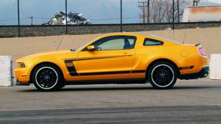 2012 Ford Mustang Boss 302 First Test [upl. by Eselahc771]