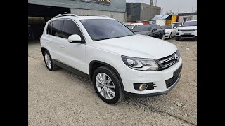 2015 VW TIGUAN 20 TDI FW594471 SMART KEY PSUNROOF WHITE [upl. by Aivuy330]