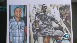 Death of Anaheim man after arrest parallels George Floyd case family says  ABC7 [upl. by Ileek]