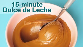 How to make Dulce de Leche in 15 Minutes  Smooth and Creamy Caramel Toffee Recipe  Baking Cherry [upl. by Lexi]