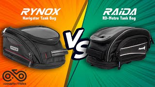 TANK BAG COMPARISON  RYNOX VS RAIDA [upl. by Rednave]