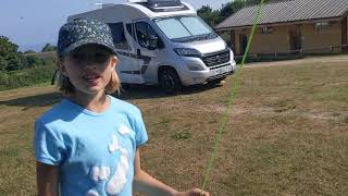 Berghaus Air 4XL Tent and Air Porch review by Sophie and Poppy [upl. by Ogu]