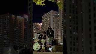 Rapper amp Drummer Performing Live Downtown Detroit [upl. by Neelik]