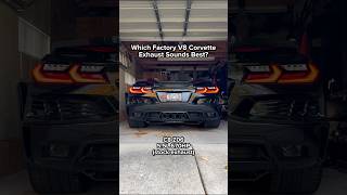 Corvette Z06 vs Stingray Exhaust Battle [upl. by Bruner]