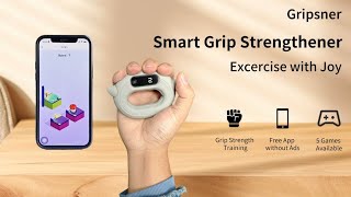 Gripsner Smart Hand Grip Strengthener for Exercise and Fun [upl. by Ahtnicaj]