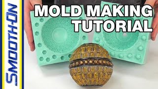 How To Make a 2 Piece Silicone Rubber Mold  Mold Making Tutorial [upl. by Cassella]