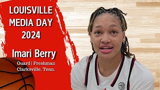 Imari Berry at Louisville Media Day 2024 [upl. by Nace]