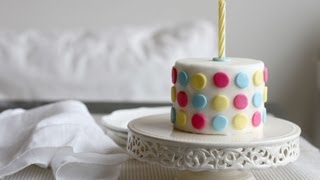 How to Decorate a Cake Using Fondant [upl. by Erreid]