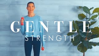 Standing Strength Workout with Dumbbells  Osteoporosis amp Knee Friendly [upl. by Flam]