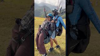 It was really really good 🤗 paraglidinginpokhara paraglidinginnepal mountains paragliding fyp [upl. by Enitsua]