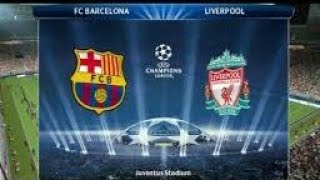 Fifa 19 ps3 Barcelona vs Liverpool Uefa Champions league primera parte [upl. by Aztiray593]