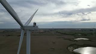 Shty Views and Curly Hair Ugly Wind Farm near Vermilion AB [upl. by Lenoj]