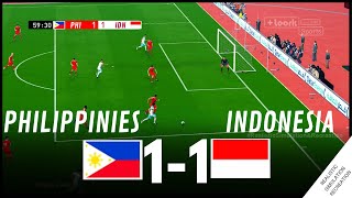 PHILIPPINES vs TIMNAS INDONESIA 11 MATCH HIGHLIGHTS • Video Game Simulation amp Recreation [upl. by Kore]