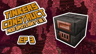 Tinkers Construct Mod Spotlight 1181 EP 3  How to Make a Smeltery How to Automate Tinkers [upl. by Adnarb189]