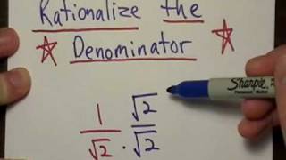 Rationalizing the Denominator [upl. by Leinod]