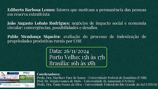 Ciclo de Webinários devolutivas de pesquisa  Projeto PROCAD Amazônia Rede RECAPAM [upl. by Whyte]