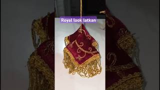 Royal look latkan [upl. by Ahtilat593]