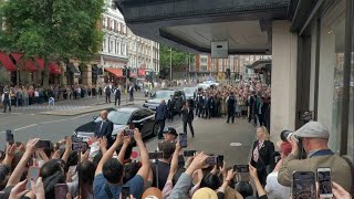 Emperor Naruhito visits Japan House in London during state visit  AFP [upl. by Knowland]