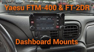 Yaesu FTM400 and FT2DR Dashboard Mounts [upl. by Blaise419]