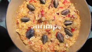 For Healthy Home Cooking Seafood Paella [upl. by Enomes]