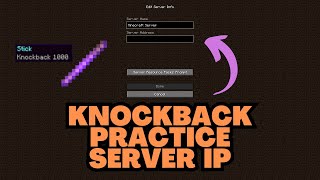 Minecraft Knockback Practice Server IP Address [upl. by Oswald]