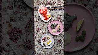 Création d’assiettes en céramique pour décorer ma cuisine 🦞 [upl. by Enialahs]