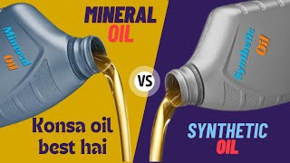 Best engine oil for motorcycle Mineral Oil vs SemiSynthetic Oil vs Fully Synthetic Oil [upl. by Belsky]