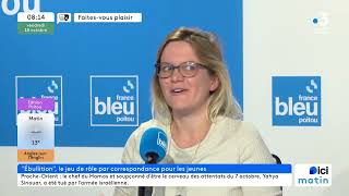 Interview Ébullition sur France Bleu Poitou [upl. by Sitnik]