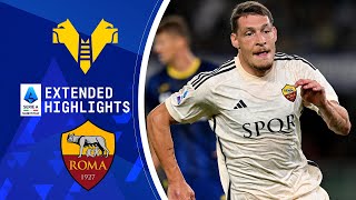 Hellas Verona vs Roma Extended Highlights  Serie A  CBS Sports Golazo [upl. by Eirhtug184]