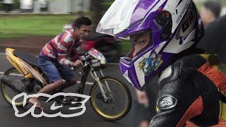 The Indonesian Teenagers Competing in Illegal Drag Races [upl. by Islek259]