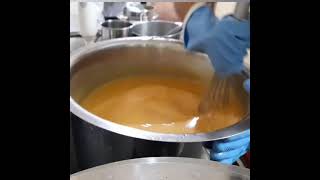 Making 100 bar batch of Papaya Special Bathing Soaptruly handmade Earthy Sapo [upl. by Kciredec440]