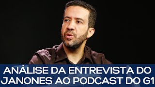 ANÁLISE DA ENTREVISTA DO JANONES AO PODCAST DO G1 [upl. by Beane531]