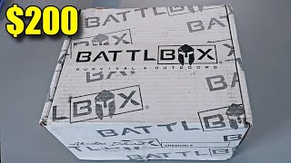 Unboxing 200 BattlBox Subscription Mystery Box 115 [upl. by Cole]