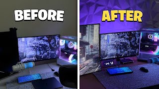 Transforming My Empty Gaming Setup Into My Dream Gaming Setup [upl. by Latsirc]