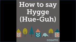 How to pronounce Hygge [upl. by Hekking843]