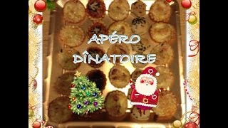 APERO DINATOIRE 5 Spécial NOEL mini quiches pizzas et feuilletés [upl. by Itsud]