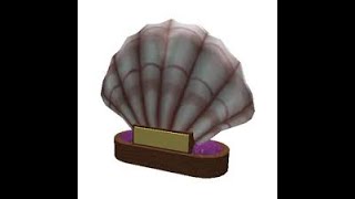 how to get the SEA SHELL TROPHY in BLOXBURG ROBLOX FACE REVEAL [upl. by Nylrac672]