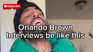 Orlando Brown Interviews Be Like This 🤯🔥 Hilarious Skit [upl. by Whit]