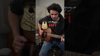 LR Baggs Hifi Acoustic Pickup vs Condenser Microphone guitar acousticguitar lrbaggs [upl. by Mchale84]