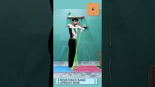 Resistance Band Upright Row 12 Reps [upl. by Ahsial]