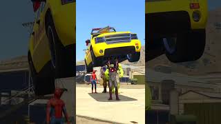 GTA SUPERHERO BAM POWER 😱shorts superman gta [upl. by Cosette367]