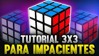 Resolver cubo de Rubik 3x3 Principiantes  Rápido y Fácil  Tutorial en MENOS DE 20 MIN [upl. by Evelunn46]