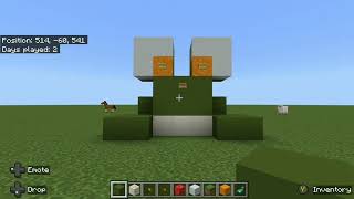 how to build a frog in Minecraft who doesnt love frogs [upl. by Artair]