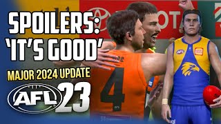 AFL 23 Gets A Major Update ITS GOOD [upl. by Waxler]