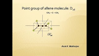 Finding the point group of Allene molecule [upl. by Bartley]